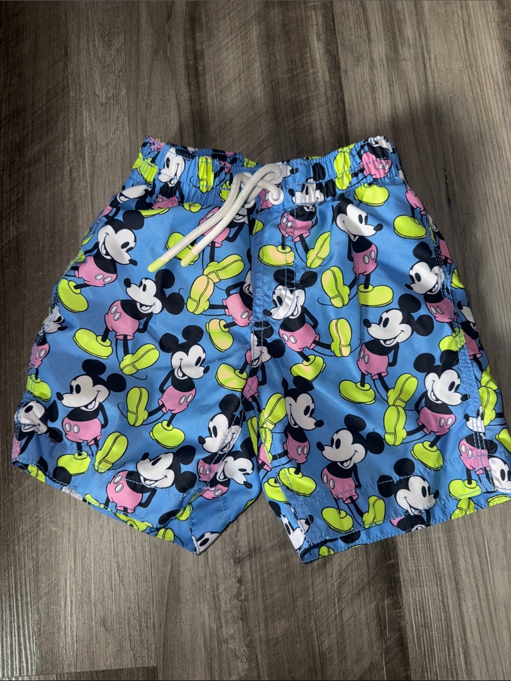 Baby GAP Disney 4T swim trunks boys Mickey Mouse vacation cruise parks beach